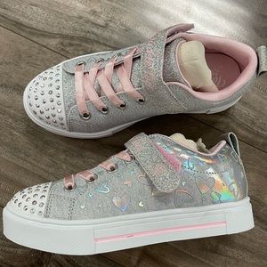 Brand New in Box Sketcher Twinkle Toes Size 13 Girls shoes.